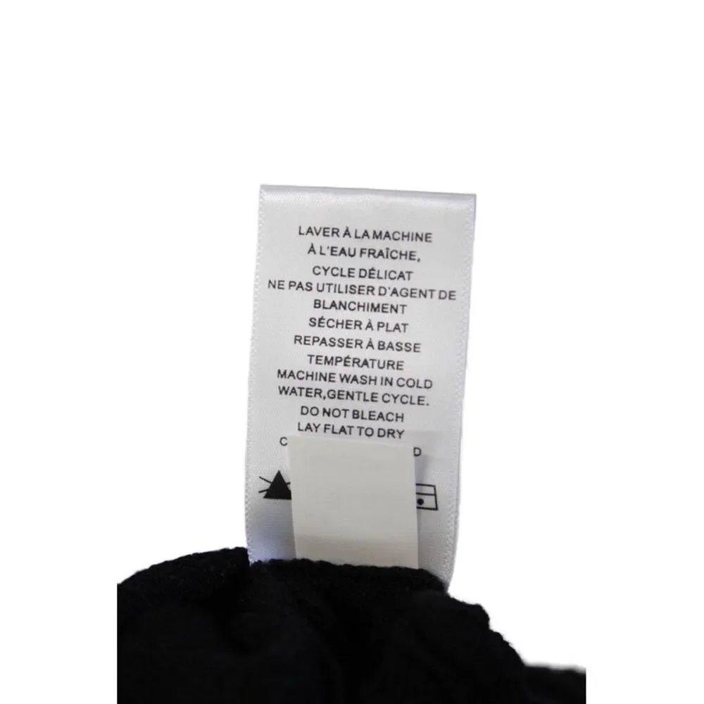 Renuar Womens Turtleneck Long Sleeve Medium Knit Sweater Solid Black Size XL
